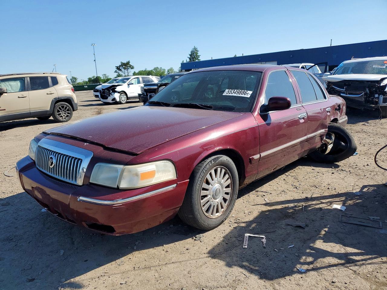 2006 Mercury Grand Marquis LS Premium, VIN 2MHFM75W96X641891 — Зад
