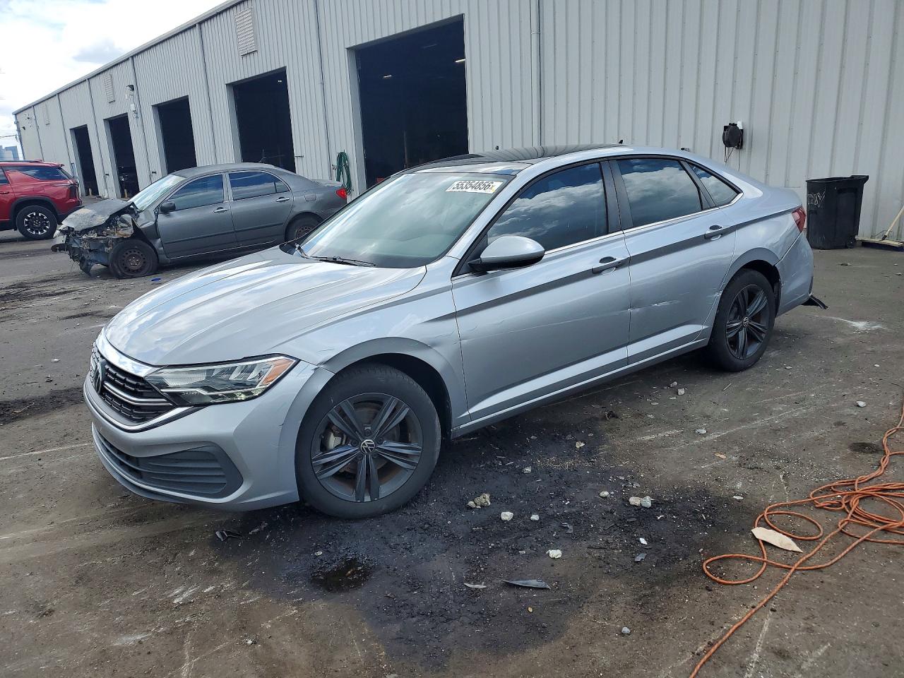 2022 Volkswagen Jetta SE, VIN 3VW7M7BU1NM033229 — Rear end