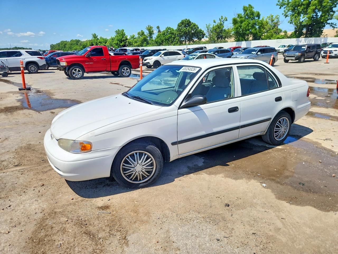 2002 Chevrolet Prizm Lsi, VIN 1Y1SK52862Z406622 — Front end