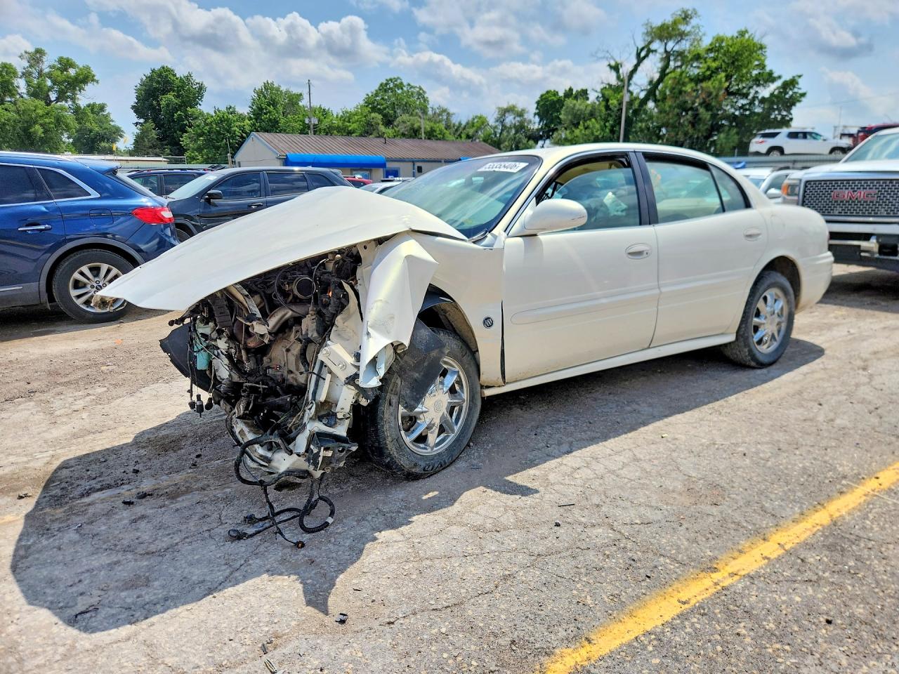 2005 Buick LeSabre Limited, VIN 1G4HR54K25U192339 — Front end