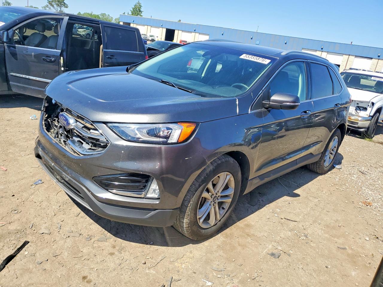 2019 Ford Edge SEL, VIN 2FMPK4J94KBB03769 — Front end
