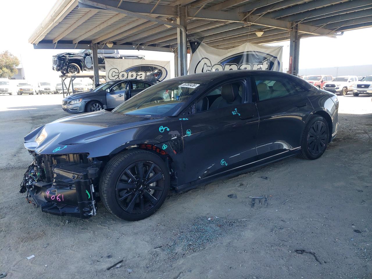 2024 Lucid Air Pure, VIN 50EA1PGA5RA006405 — Front end