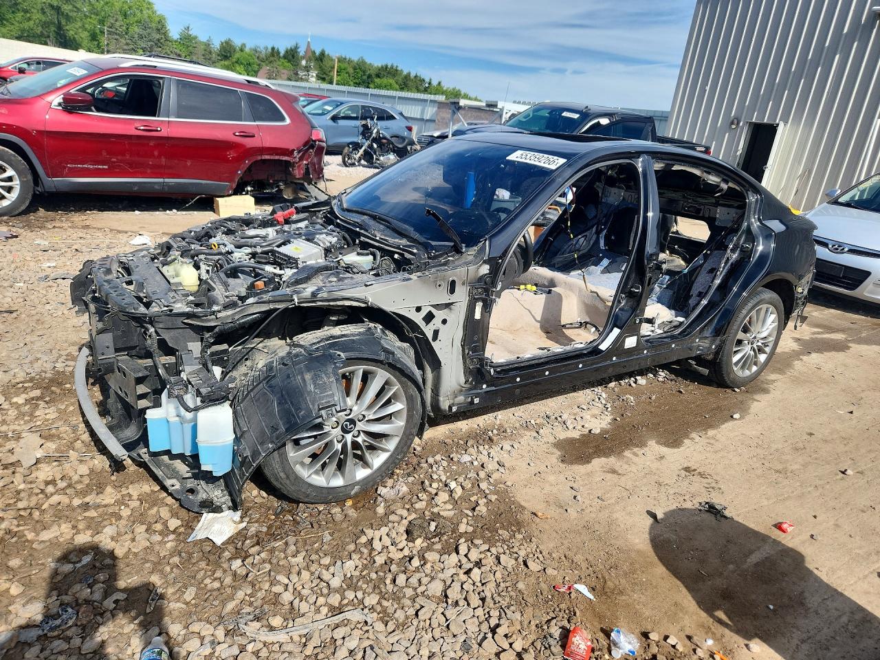 2020 Infiniti Q50 Luxe, VIN JN1EV7AR6LM253420 — Stripped