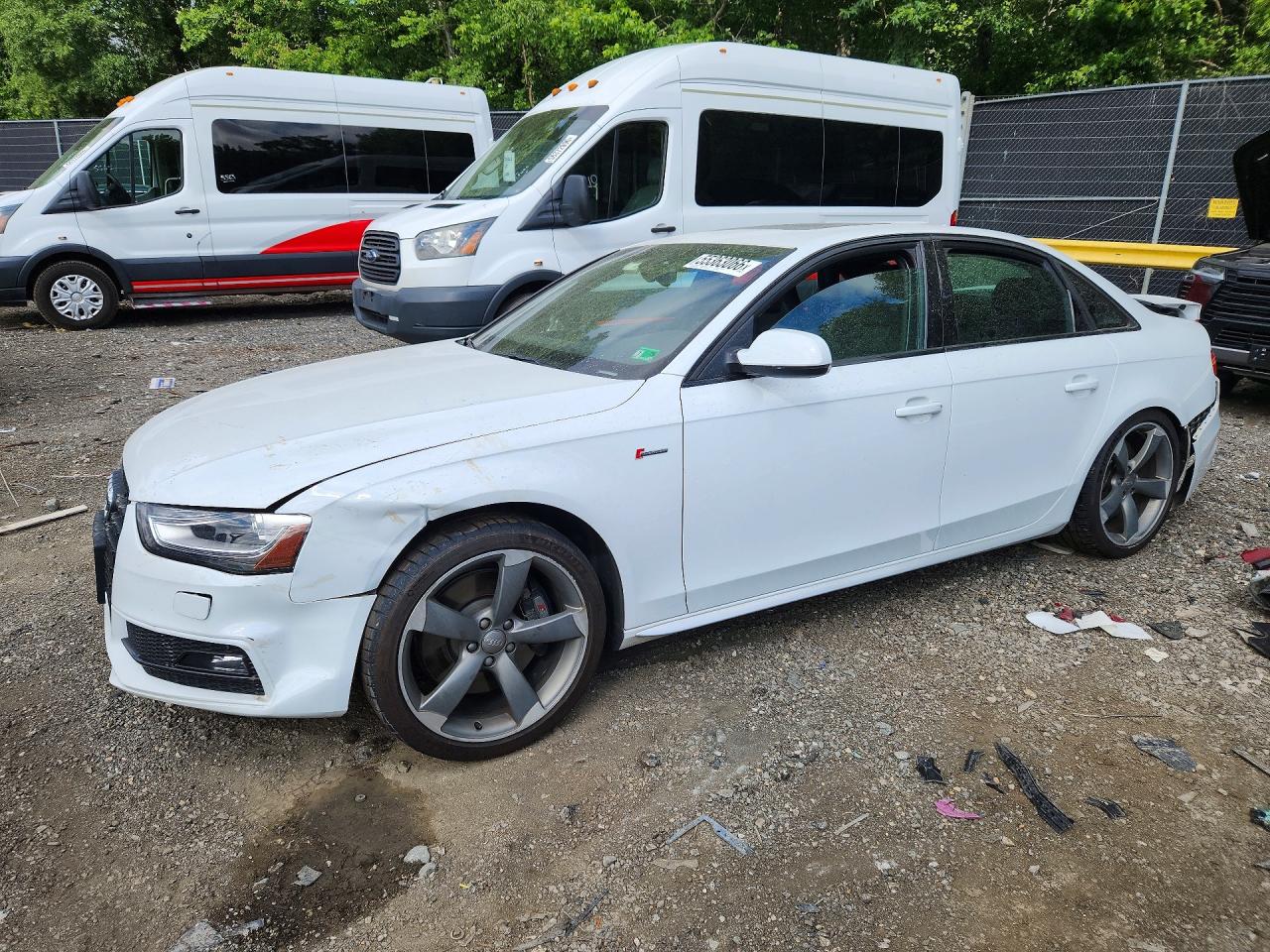 2014 Audi S4 Premium Plus, VIN WAUBGAFL7EA075482 — Rear end