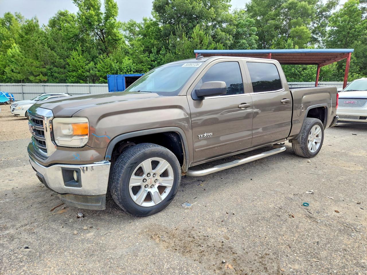 2014 GMC Sierra 1500 SLE, VIN 3GTP1UEH5EG306678 — Мелкие вмятины и царапины
