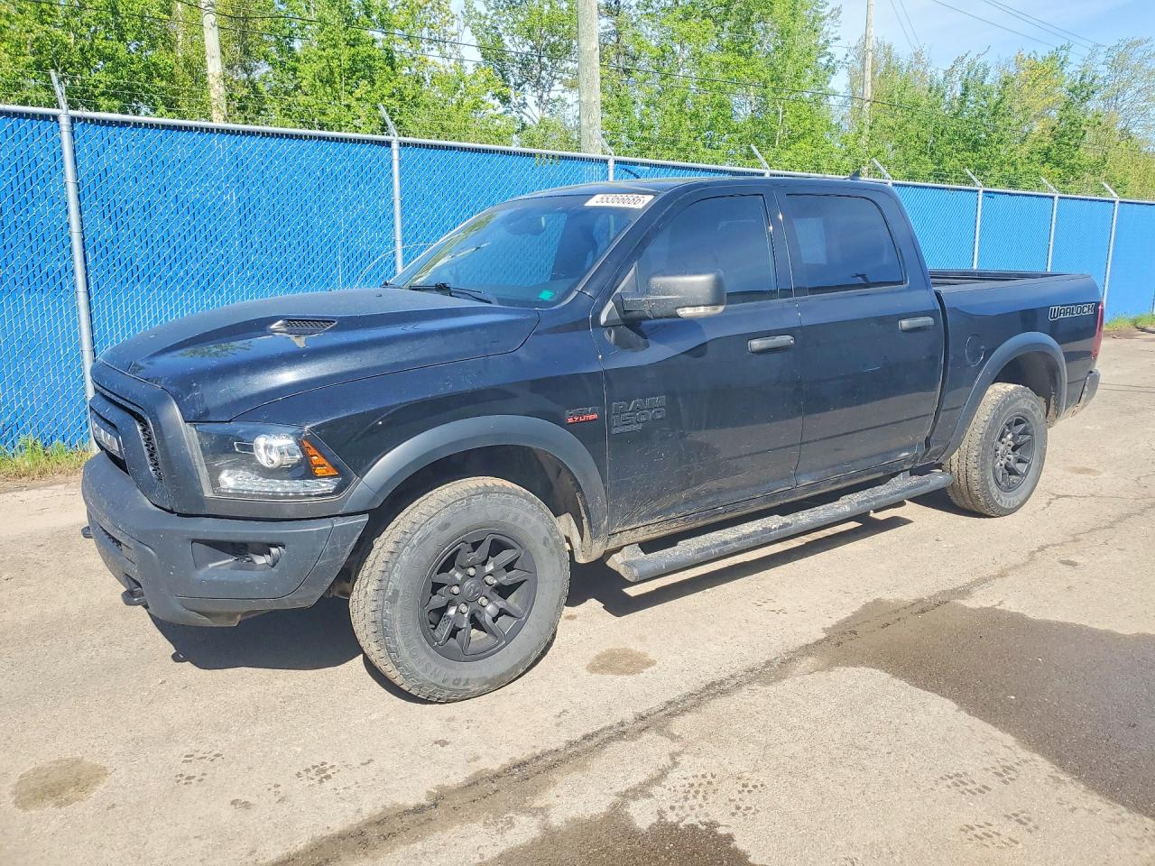 2021 Ram 1500 Warlock, VIN 1C6RR7LT3MS553951 — Вандализм