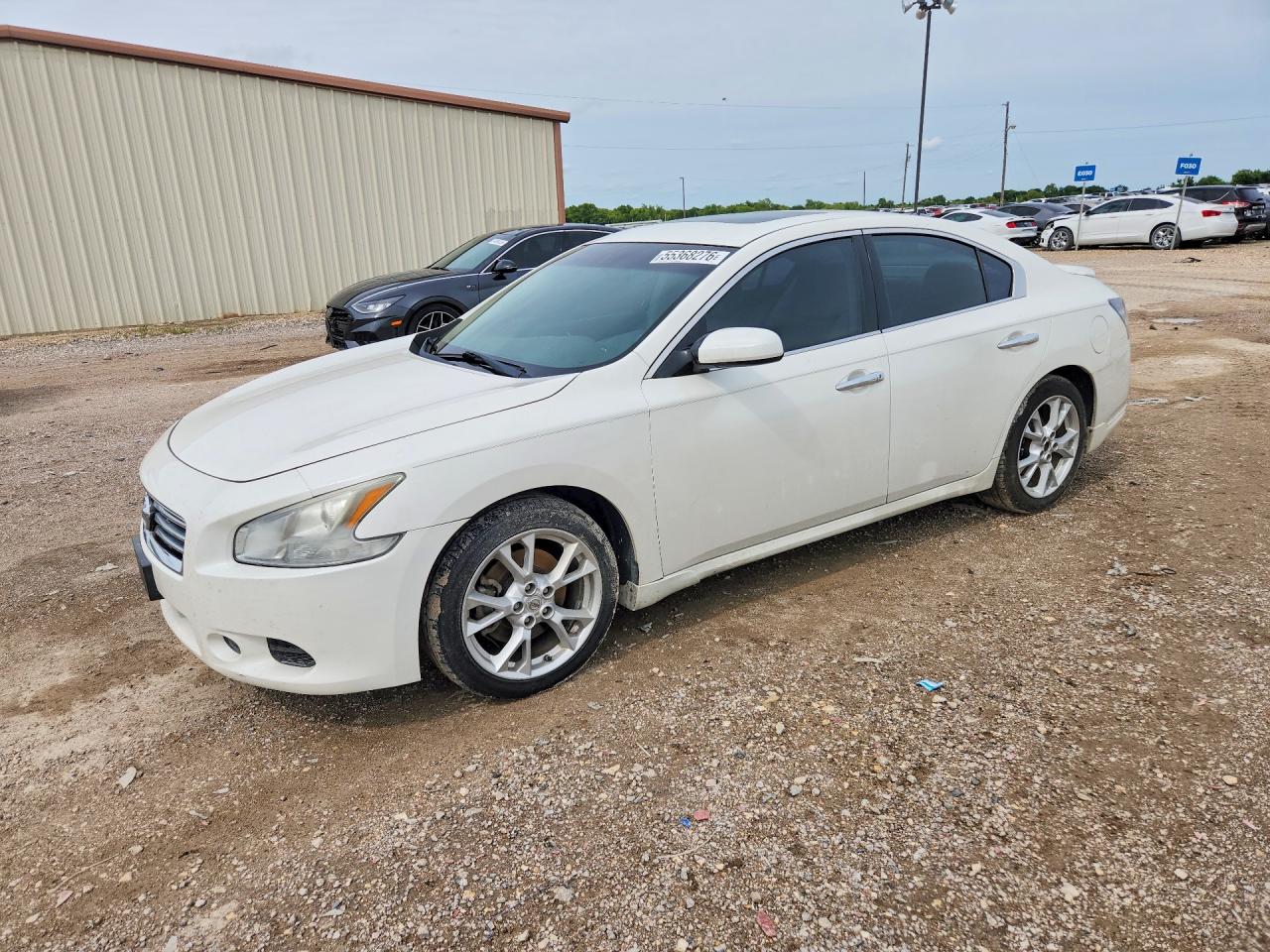 2012 Nissan Maxima SV, VIN 1N4AA5AP3CC855522 — Бок