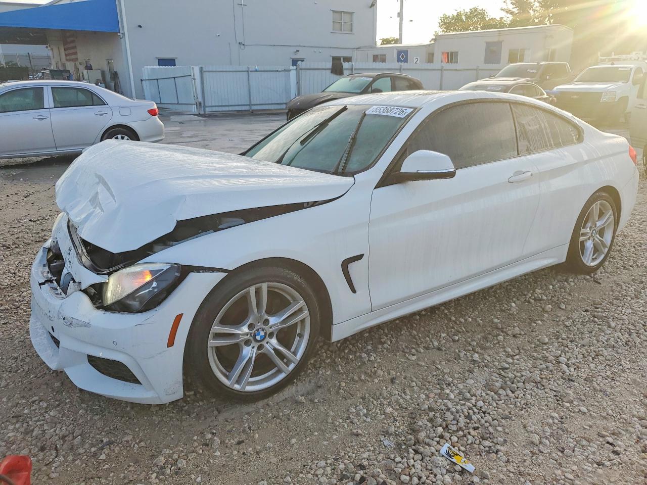 2015 BMW 4 Series 428i, VIN WBA3N3C57FK232452 — Front end