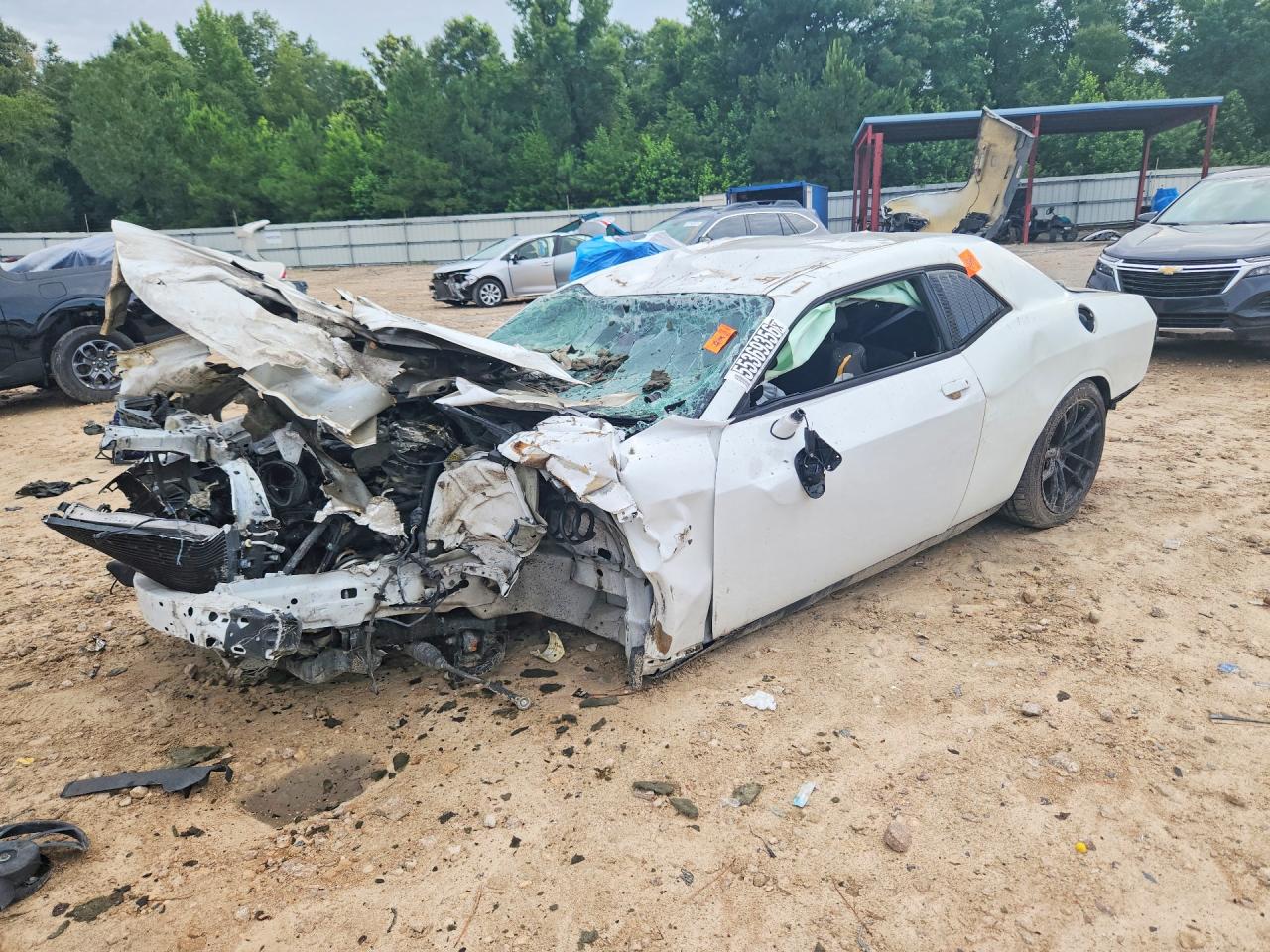 2020 Dodge Challenger R/T Scat Pack, VIN 2C3CDZFJ2LH178566 — Опрокидывание