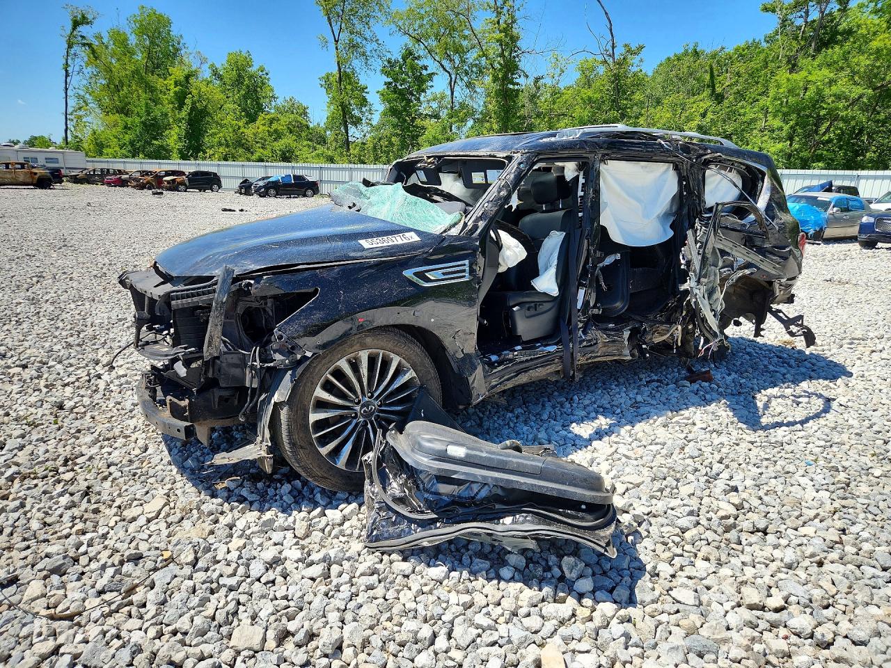 2021 Infiniti QX80 Sensory, VIN JN8AZ2BEXM9272527 — All over