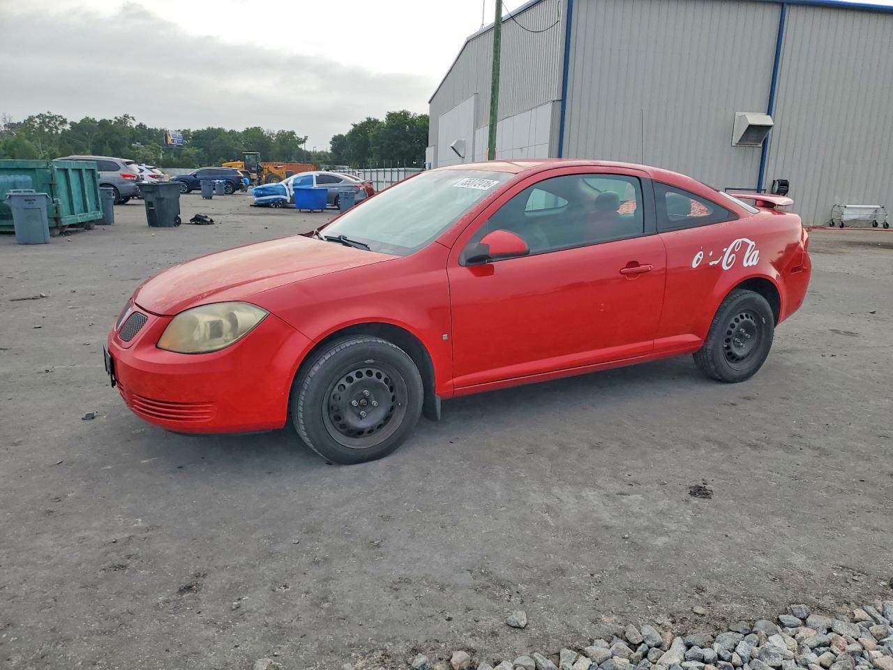 2008 Pontiac G5, VIN 1G2AL18FX87100091 — Rear end