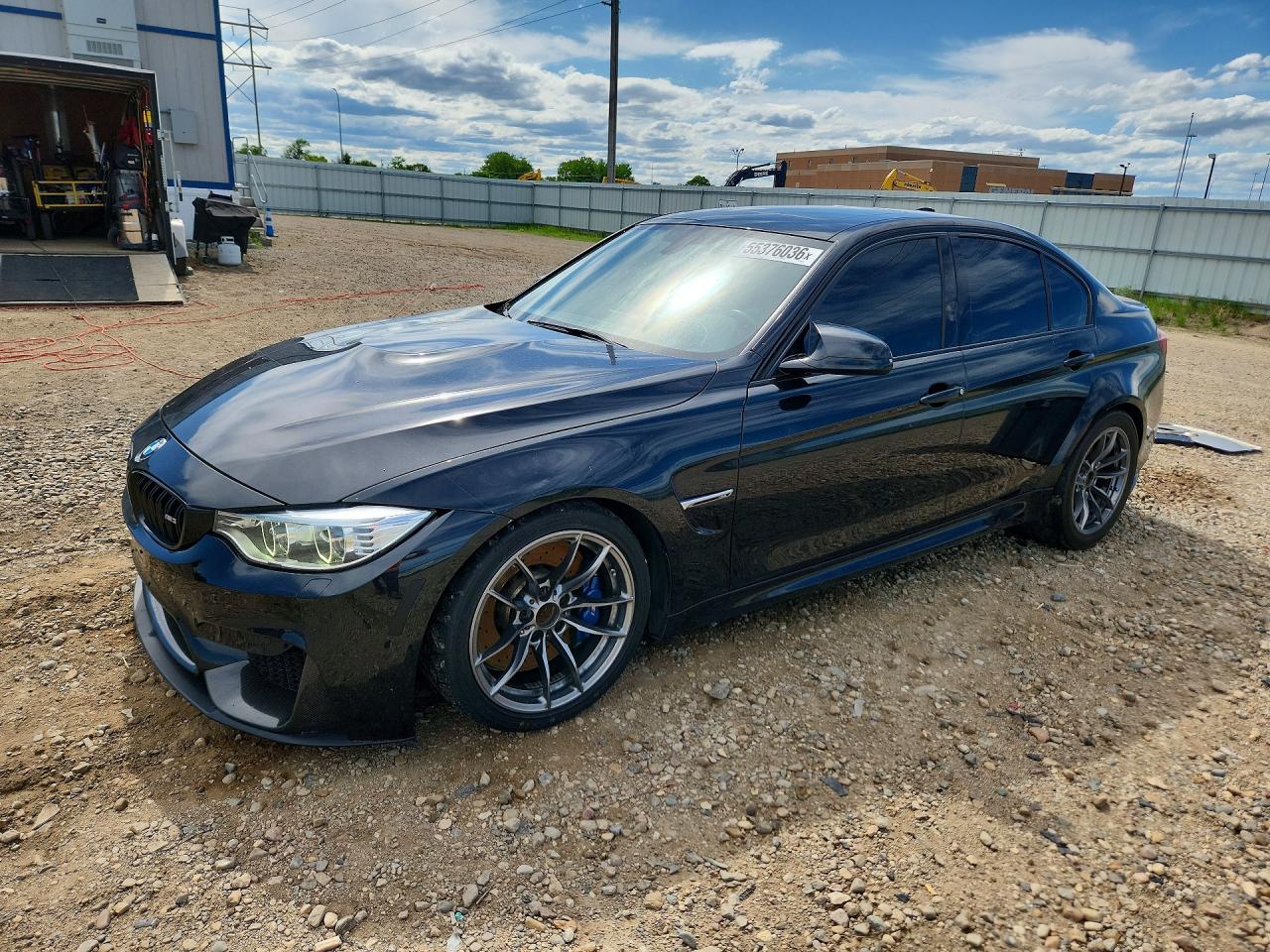 2015 BMW M3, VIN WBS3C9C5XFP805299 — Днище