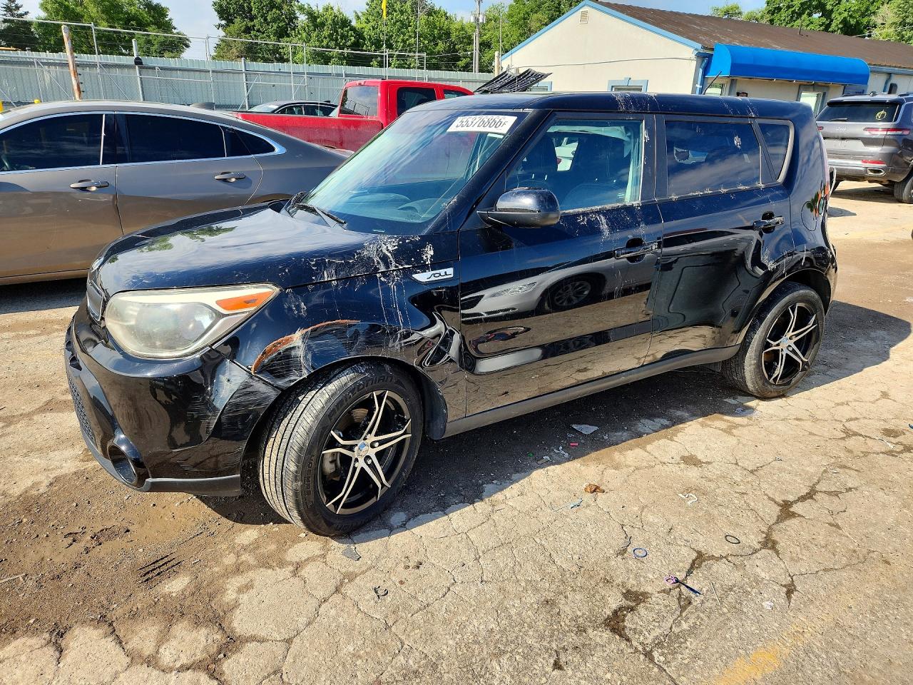 2016 Kia Soul +, VIN KNDJP3A53G7351806 — Side