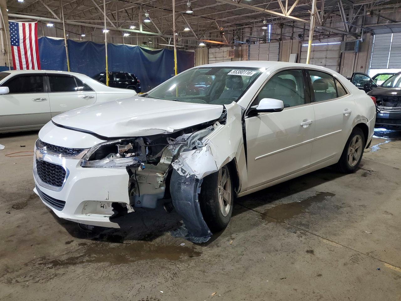 2016 Chevrolet Malibu LS, VIN 1G11A5SA1GU139120 — Front end