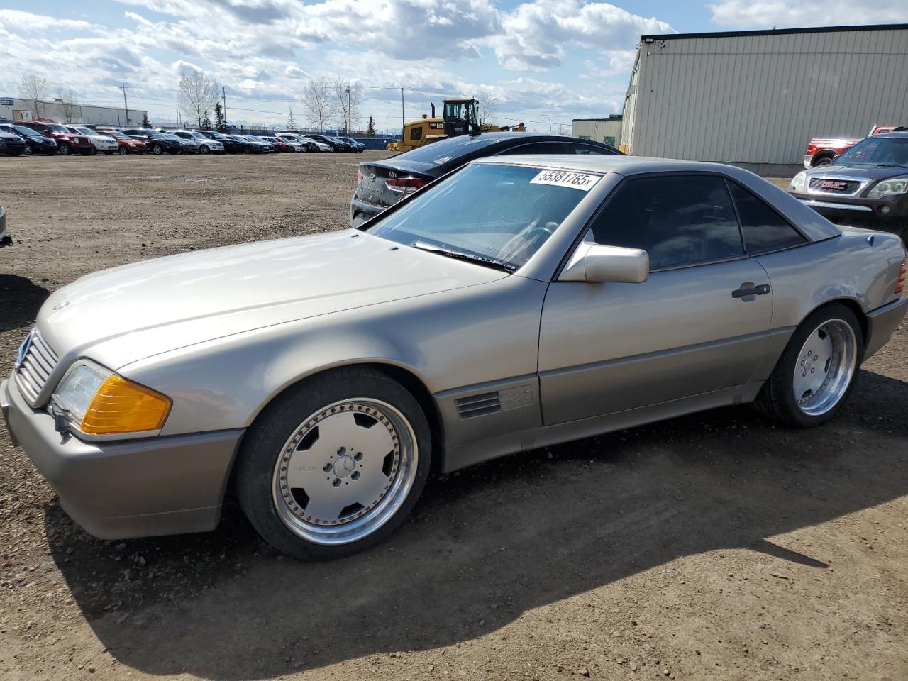 1990 Mercedes-Benz 500, VIN WDBFA66E1LF010064 — Engine fire