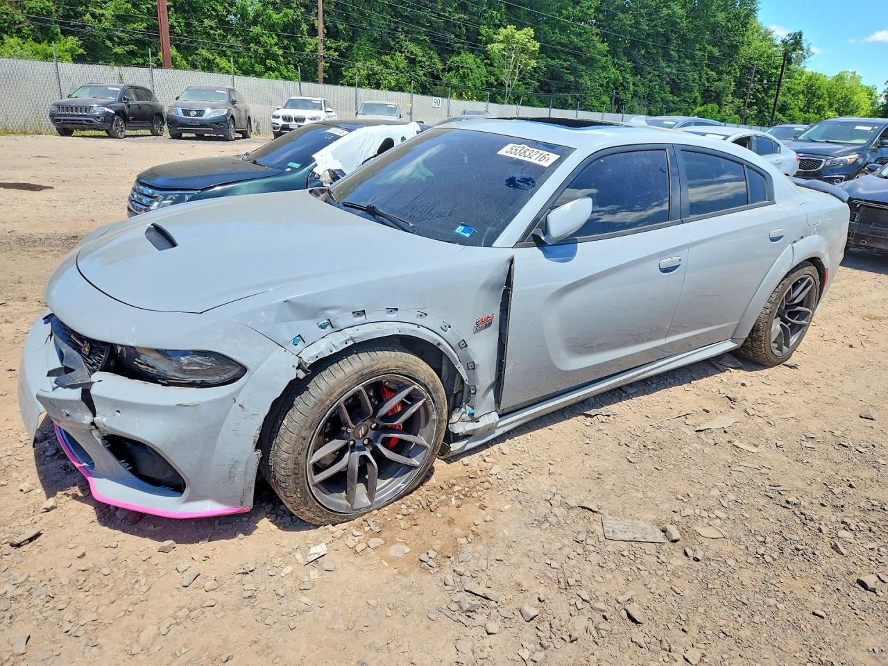 2021 Dodge Charger Scat Pack Widebody, VIN 2C3CDXGJ1MH663530 — Front end