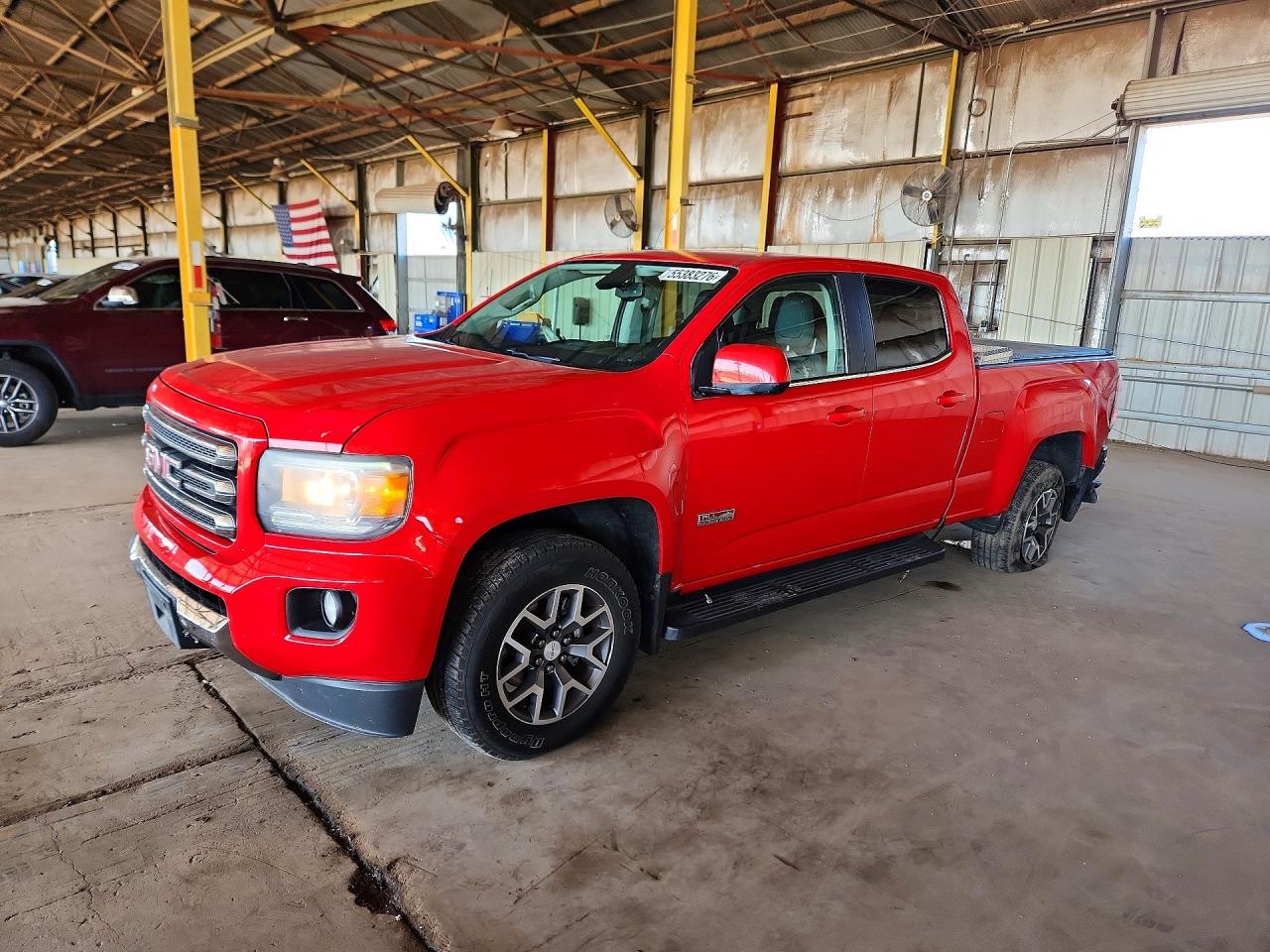 2015 GMC Canyon 4WD SLE, VIN 1GTG6BE30F1227915 — Undercarriage