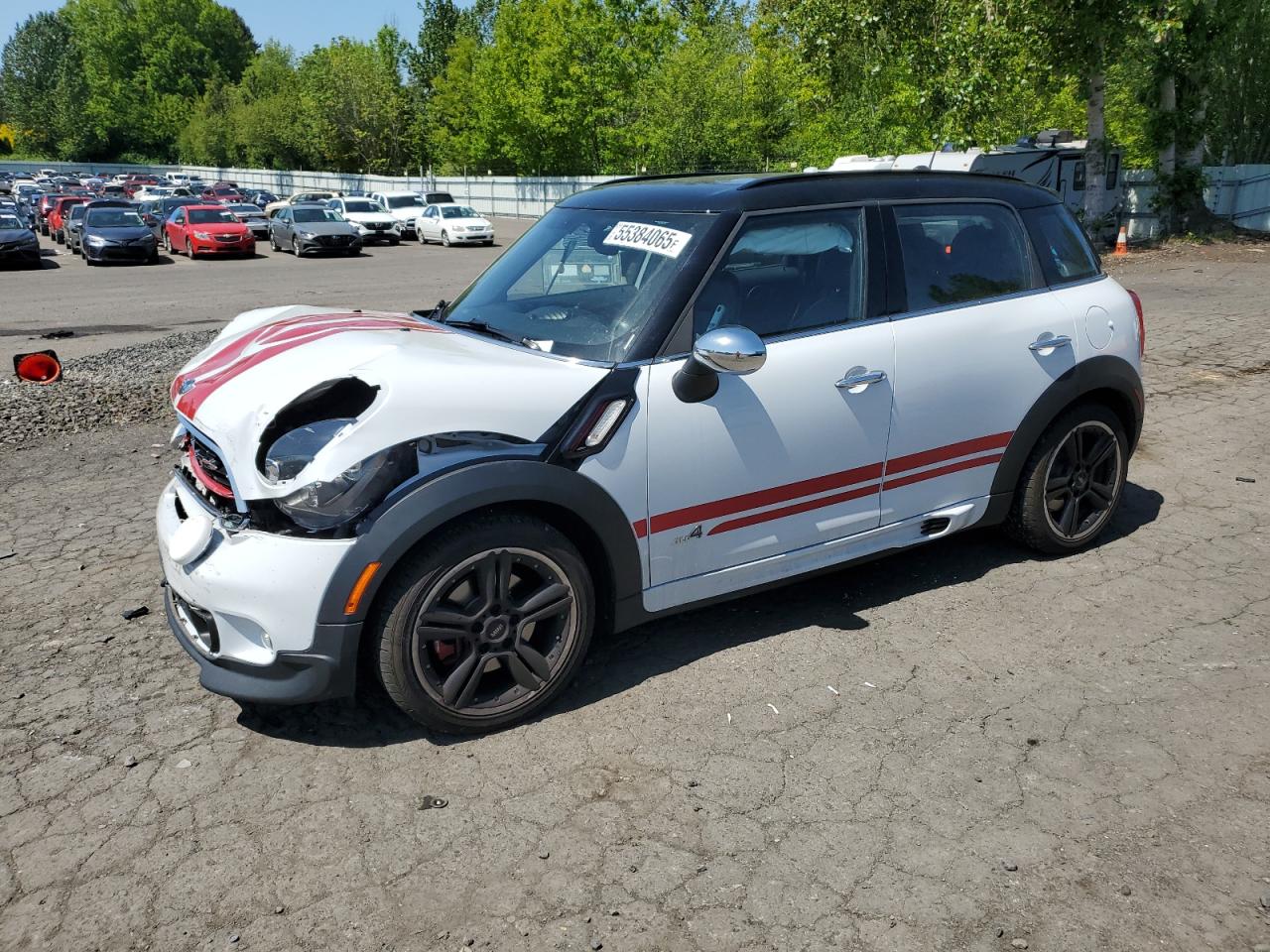 2015 MINI Countryman John Cooper Works, VIN WMWXD1C58FWS34860 — Front end