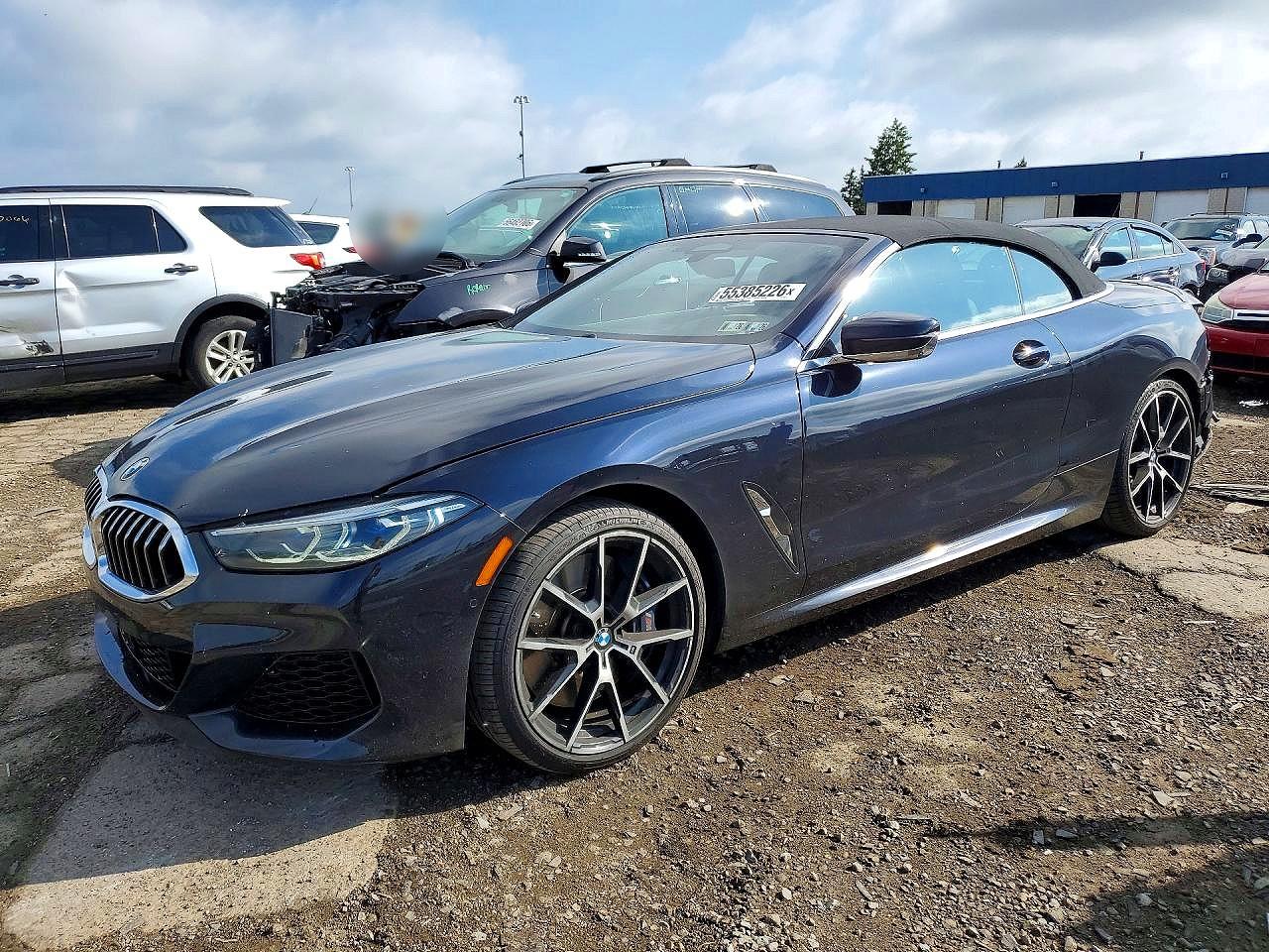 2019 BMW 8 Series M850i xDrive, VIN WBAFY4C50KBX39214 — Rear end