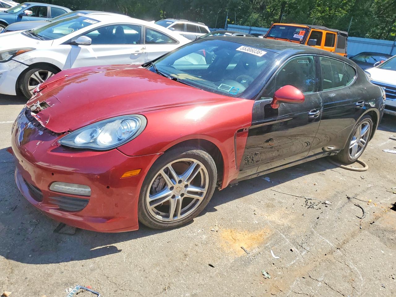 2014 Porsche Panamera, VIN WP0AA2A77EL014489 — Front end
