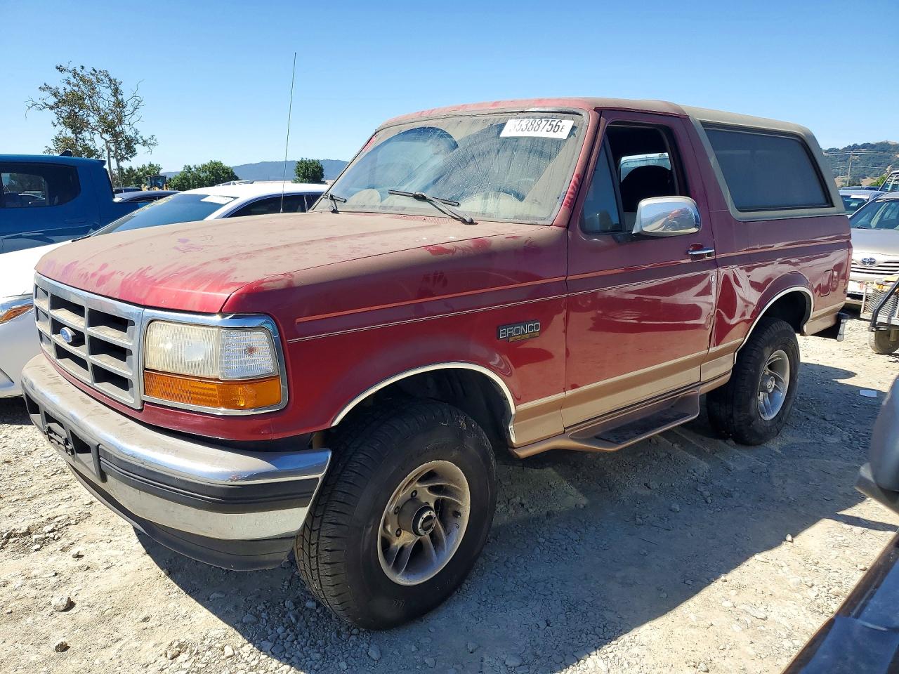 1995 Ford Bronco Custom, VIN 1FMEU15H8SLB62857 — Mechanical