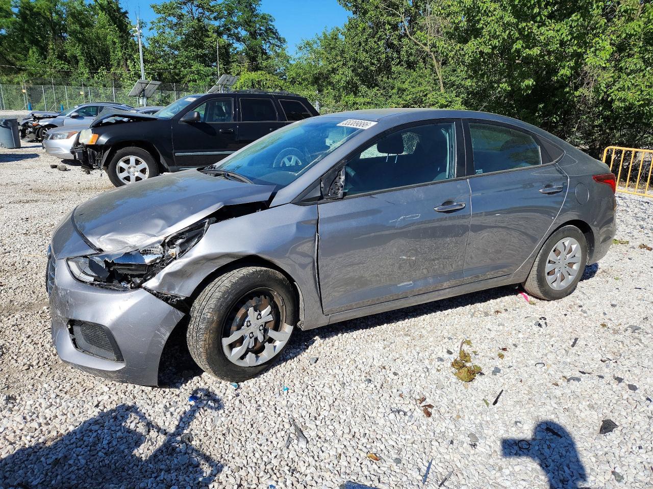 2021 Hyundai Accent SE, VIN 3KPC24A69ME146928 — Undercarriage