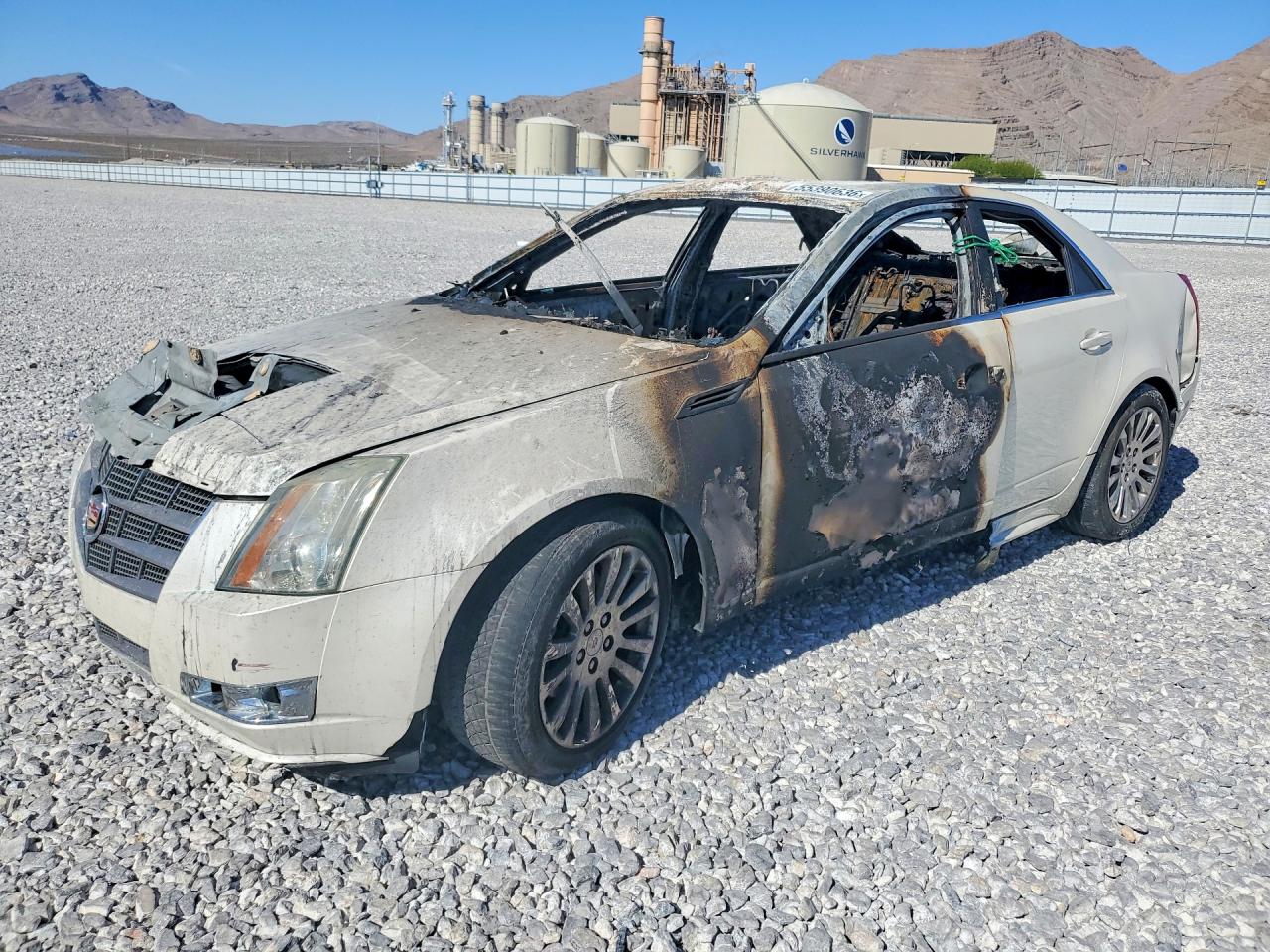 2010 Cadillac CTS Premium, VIN 1G6DS5EV1A0100710 — Interior fire