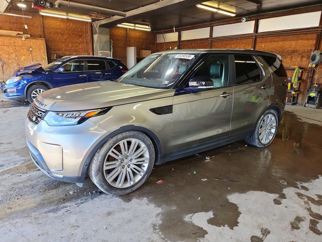 2017 Land Rover Discovery First Edition, VIN SALRTBBV2HA016847 — Engine fire