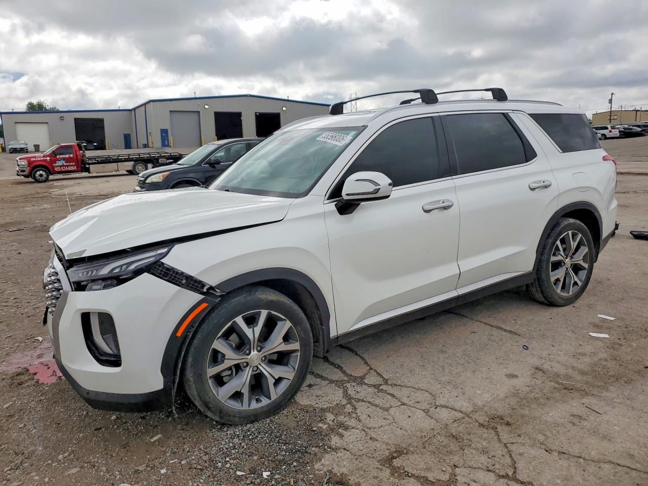 2022 Hyundai Palisade SEL, VIN KM8R44HE8NU452597 — Перед