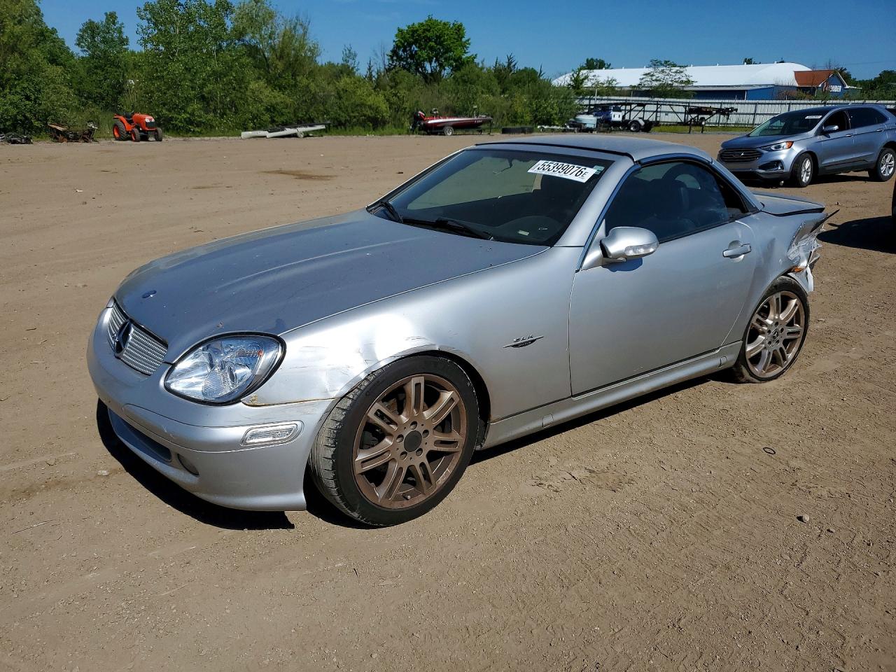 2004 Mercedes-Benz SLK 230/320, VIN WDBKK49F64F307580 — Rear end