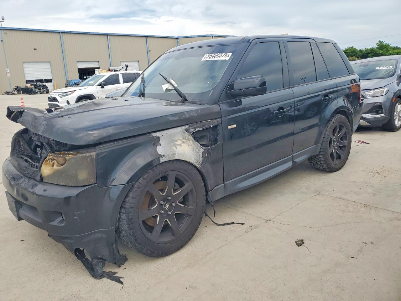 2012 Land Rover Range Rover Sport HSE, VIN SALSF2D46CA742880 — Engine fire