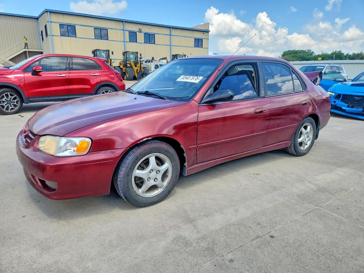 2001 Toyota Corolla LE, VIN 1NXBR12E11Z509873 — Rear end