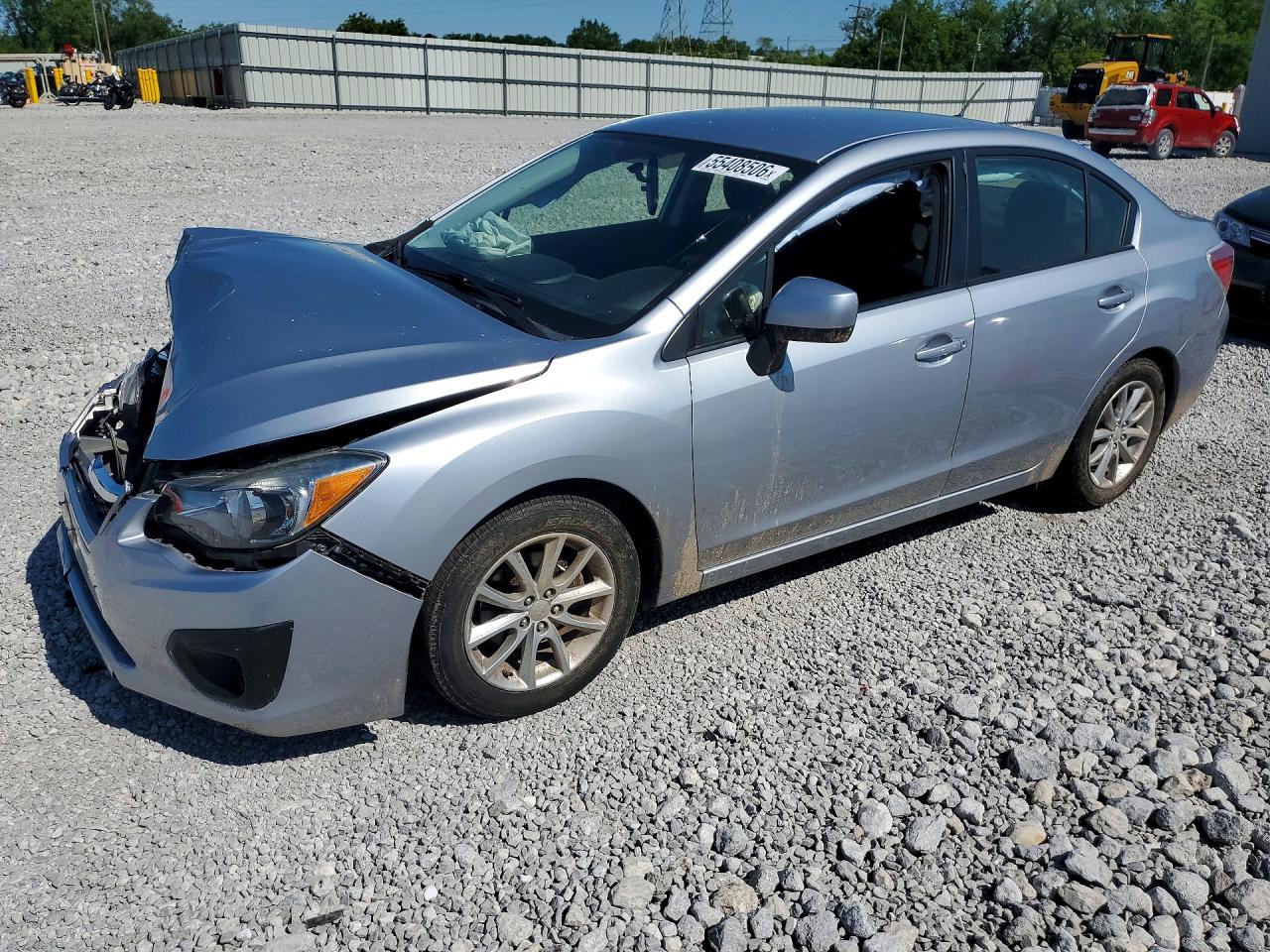 2014 Subaru Impreza Premium, VIN JF1GJAC60EH023536 — Front end