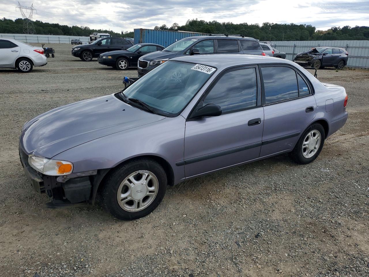1998 Chevrolet Prizm Lsi, VIN 1Y1SK5281WZ422149 — Front end