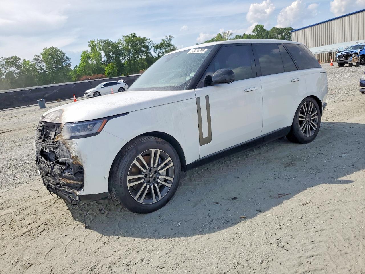 2025 Land Rover Range Rover SE, VIN SALKP9E90SA275308 — Engine fire