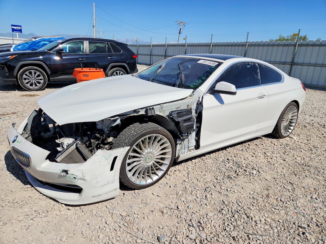 2013 BMW 6 Series 650i xDrive, VIN WBAYM1C5XDDZ02431 — Front end