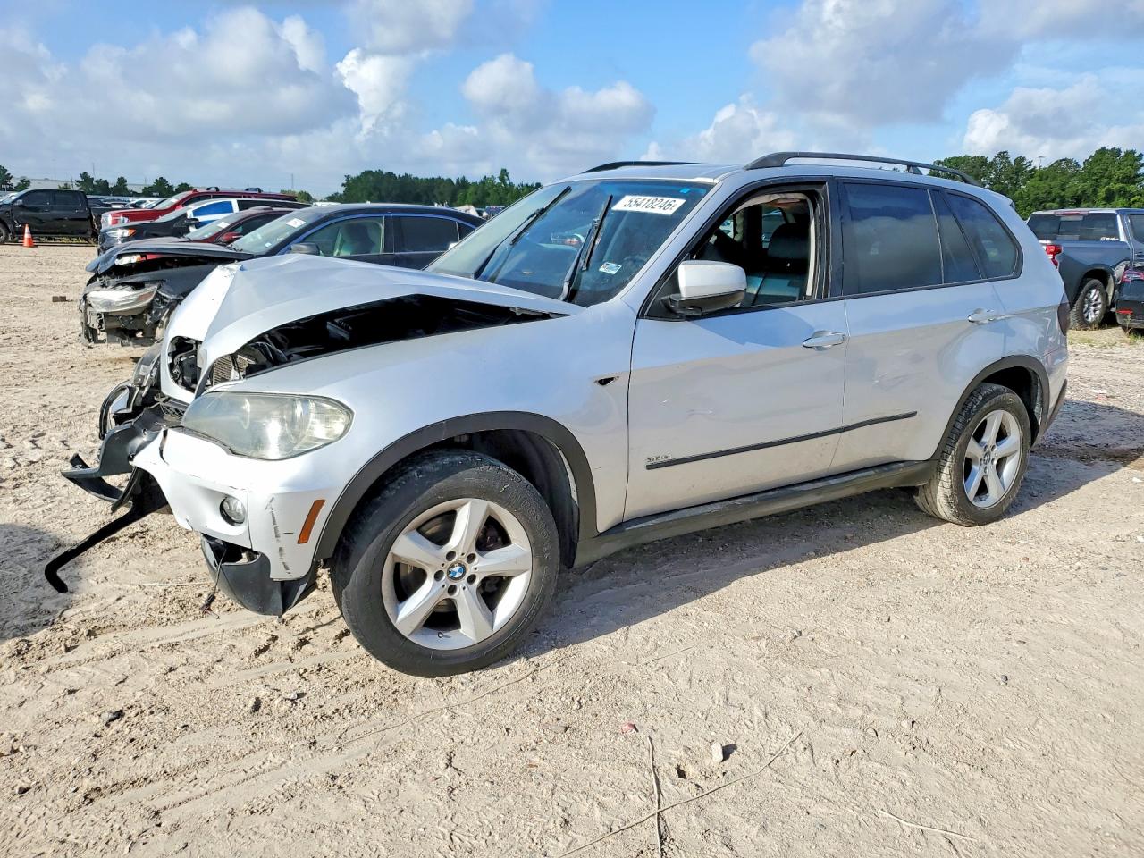 2007 BMW X5 3.0si, VIN 4USFE43587LY78403 — Front end