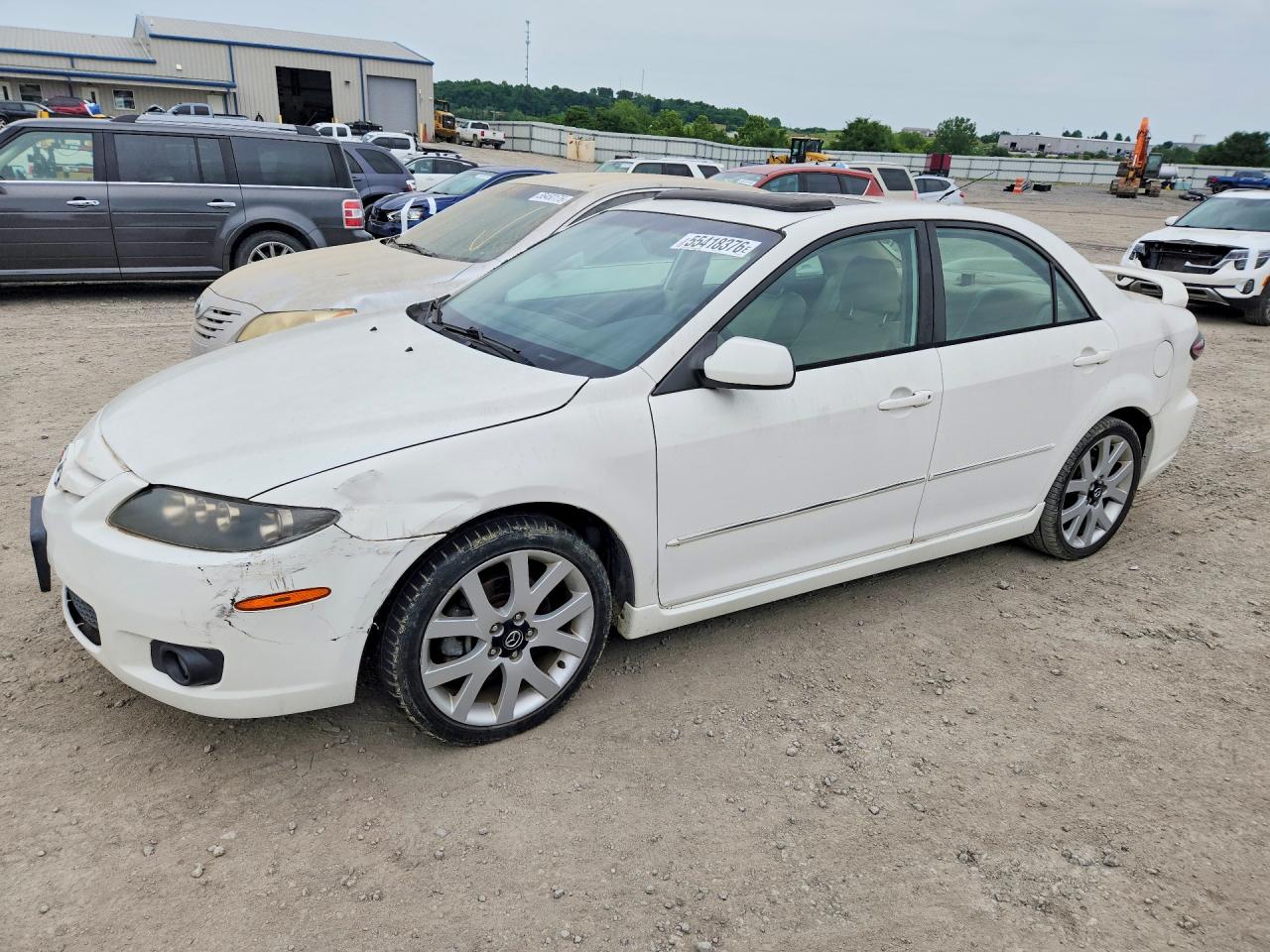 2007 Mazda 6 S Grand Touring, VIN 1YVHP81D375M41711 — Front end