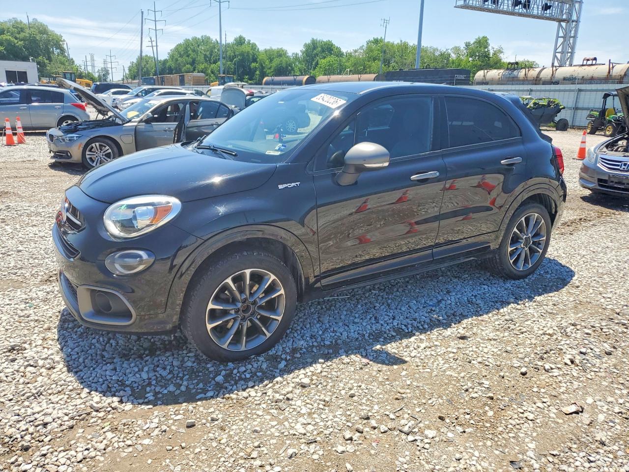 2021 FIAT 500X Sport, VIN ZFBNF3C1XMP945130 — Rear end