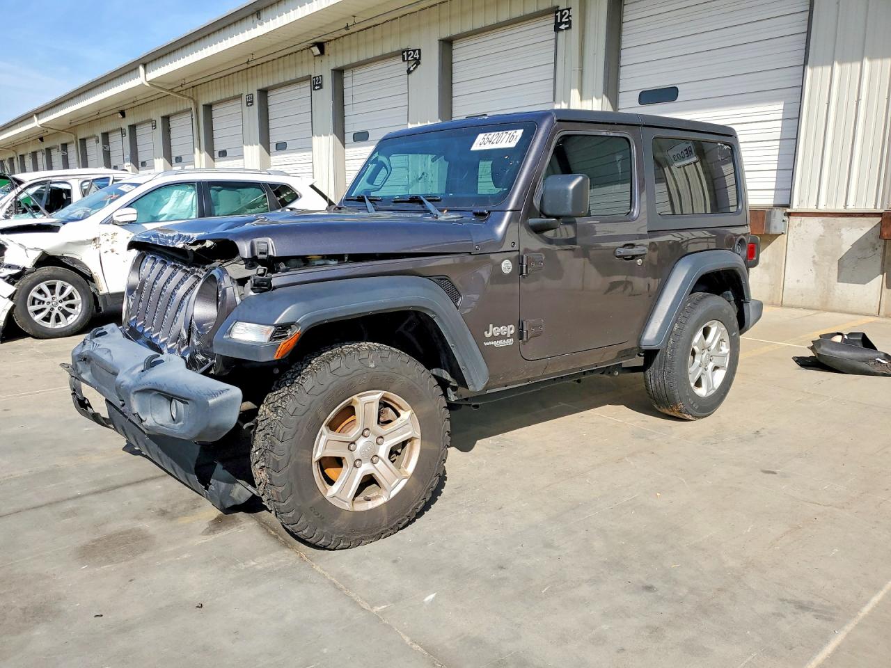 2020 Jeep Wrangler Sport S, VIN 1C4GJXAN3LW227845 — Rollover