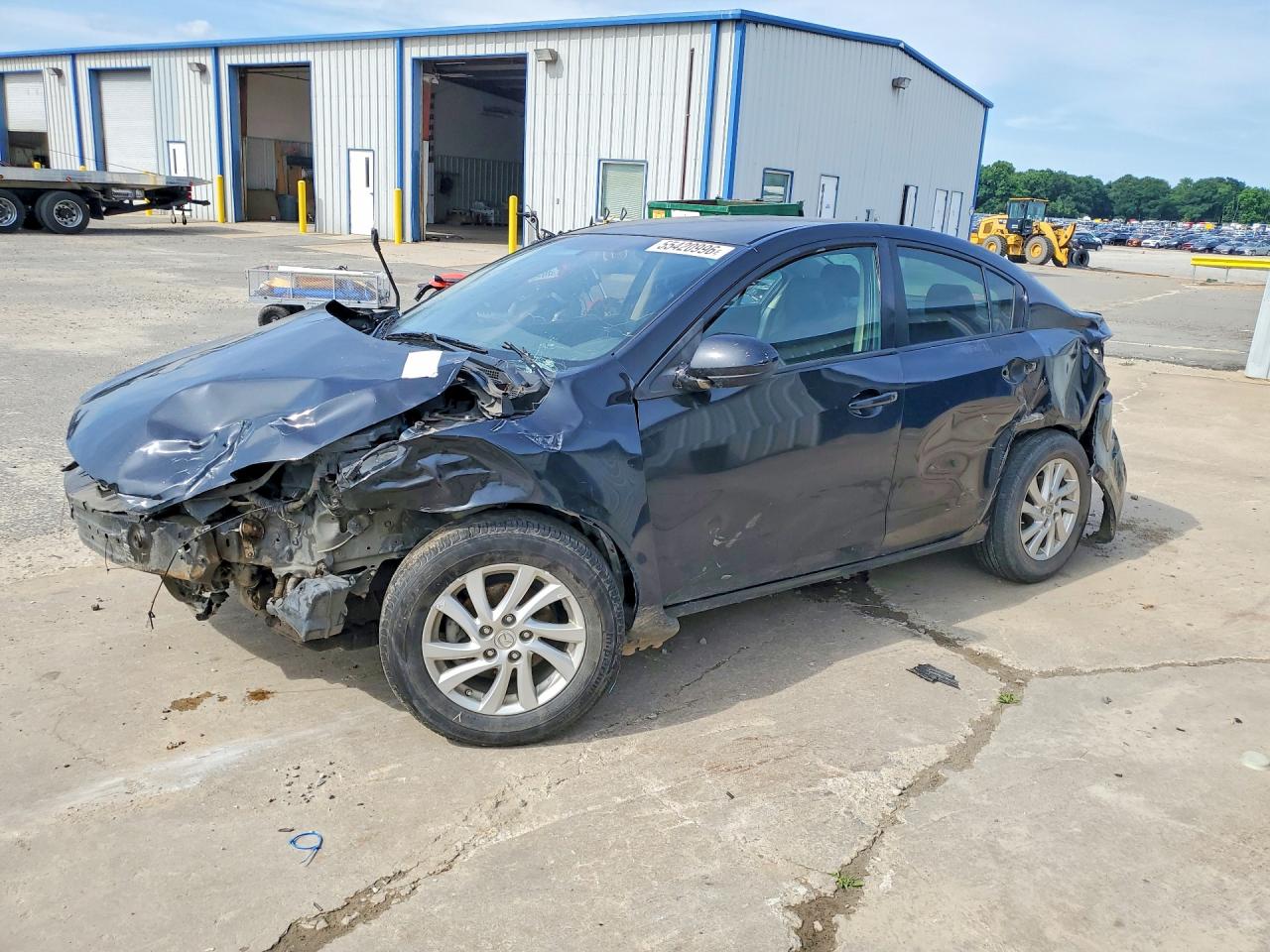 2012 Mazda 3 i Touring, VIN JM1BL1V73C1580354 — Rear end