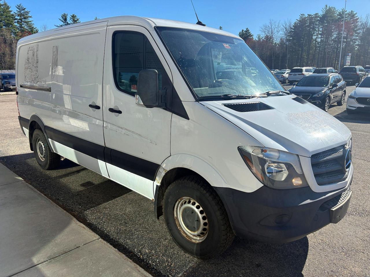 2017 Mercedes-Benz Sprinter Cargo Worker, VIN WD3PE7CD0HP545863 — Мелкие вмятины и царапины