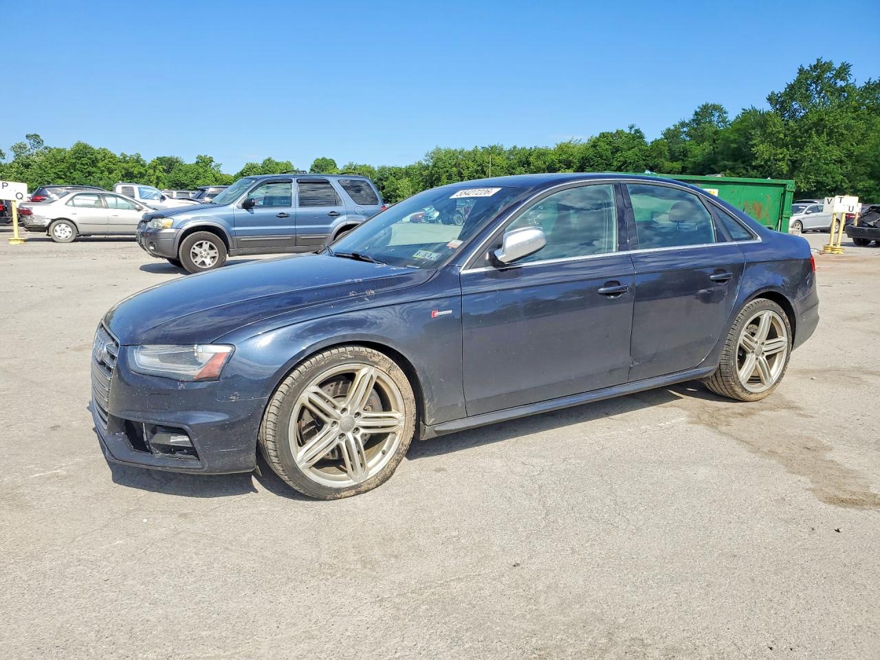 2014 Audi S4 Premium Plus, VIN WAUBGAFL2EA163047 — Front end