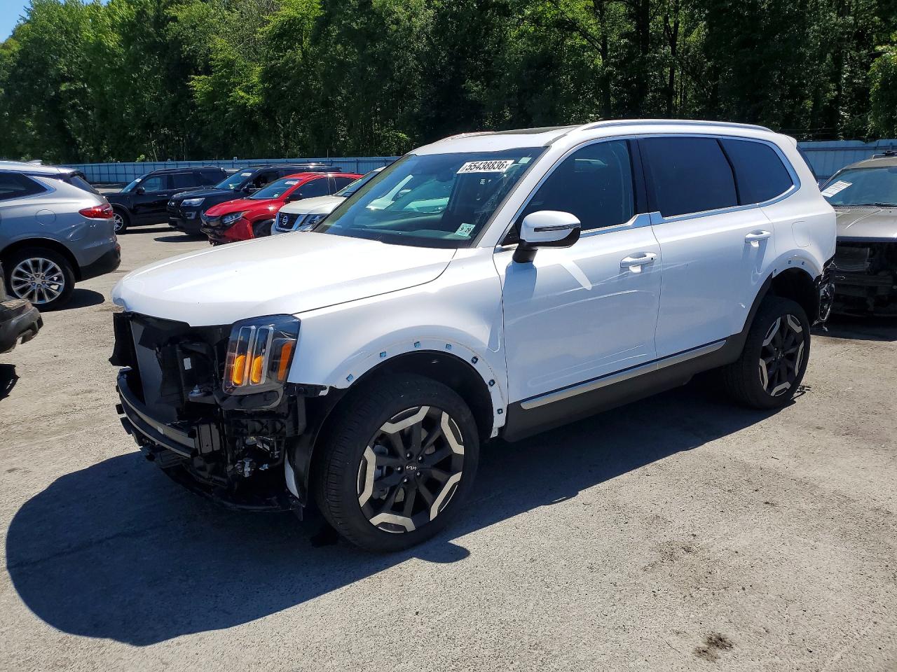 2024 Kia Telluride EX, VIN 5XYP34GC3RG511920 — Фото с аукциона