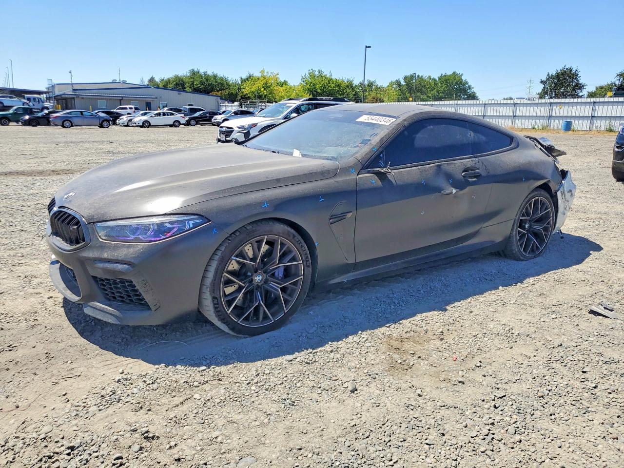 2020 BMW M8 Competition, VIN WBSAE0C07LCD38205 — Rear end