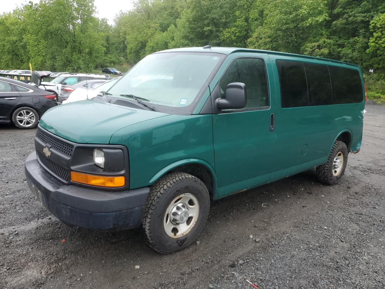 2012 Chevrolet Express G2500, VIN 1GNWGPFA8C1136123 — Rear end