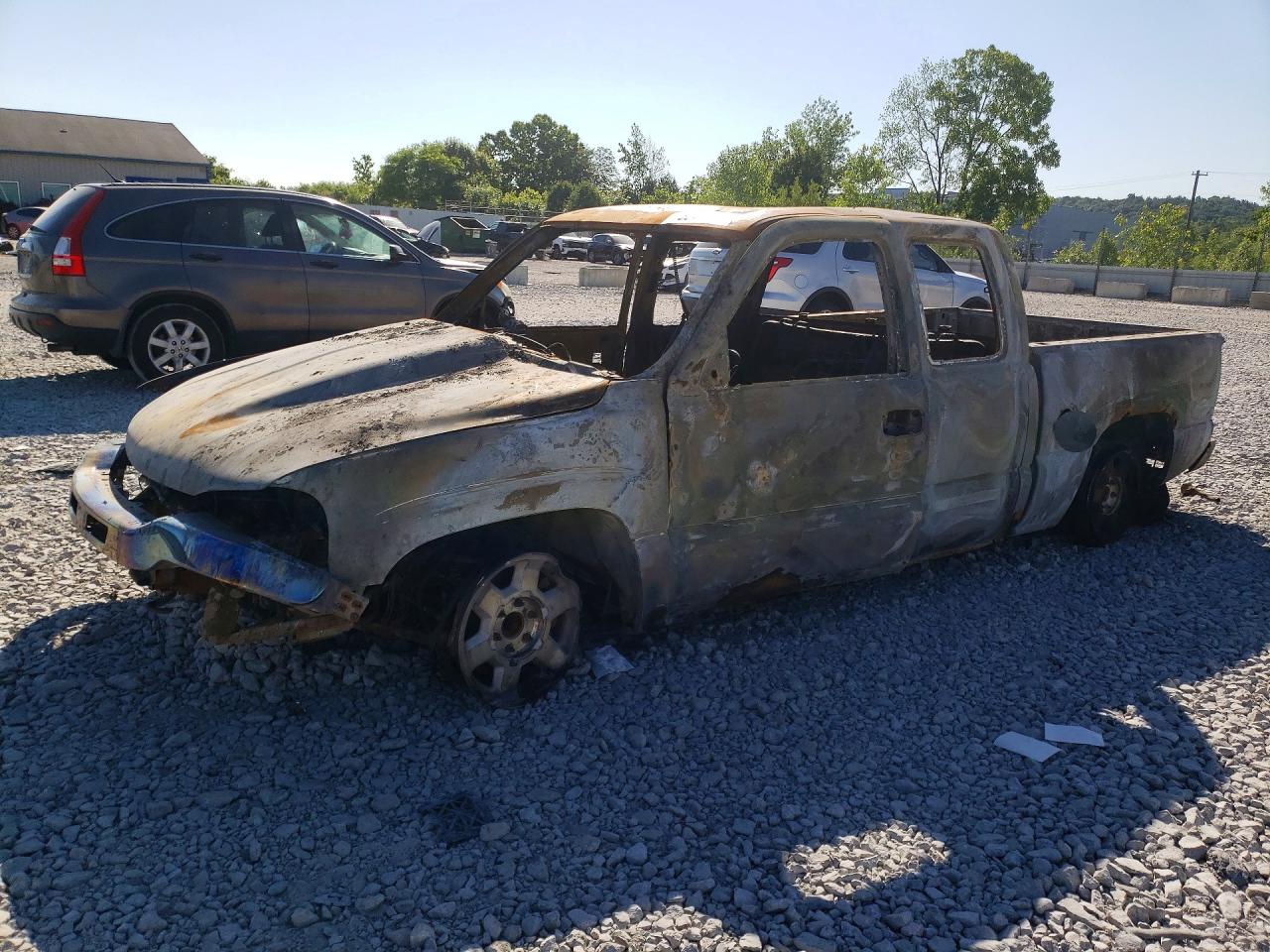2006 GMC Sierra 1500 SLE1, VIN 1GTEK19T56Z138088 — Burn