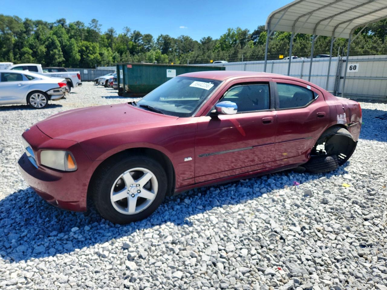 2010 Dodge Charger SXT, VIN 2B3CA3CV8AH251852 — Rear end