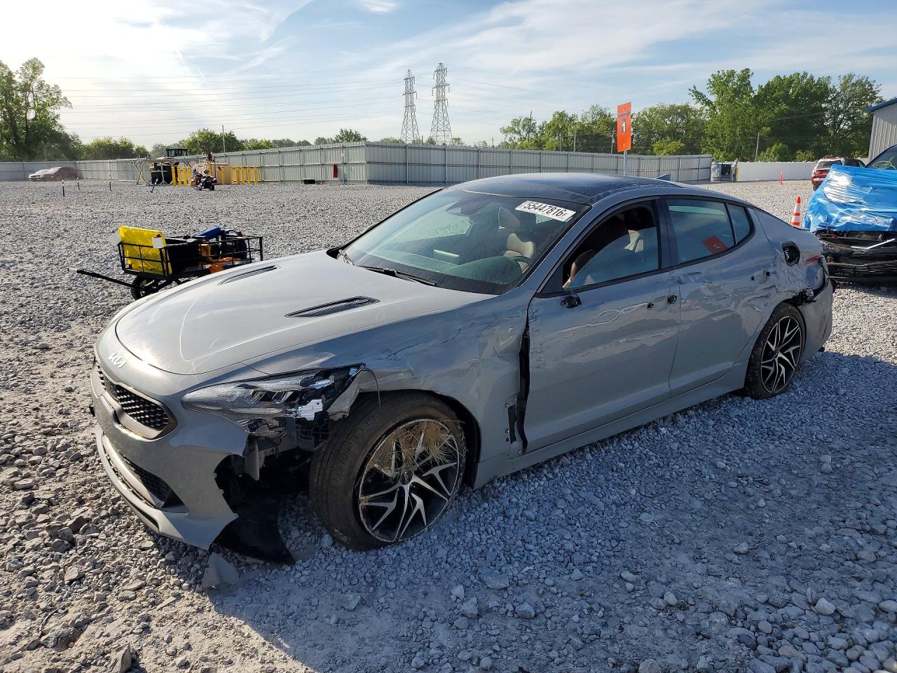 2023 Kia Stinger GT-Line, VIN KNAE35LD1P6135811 — Side