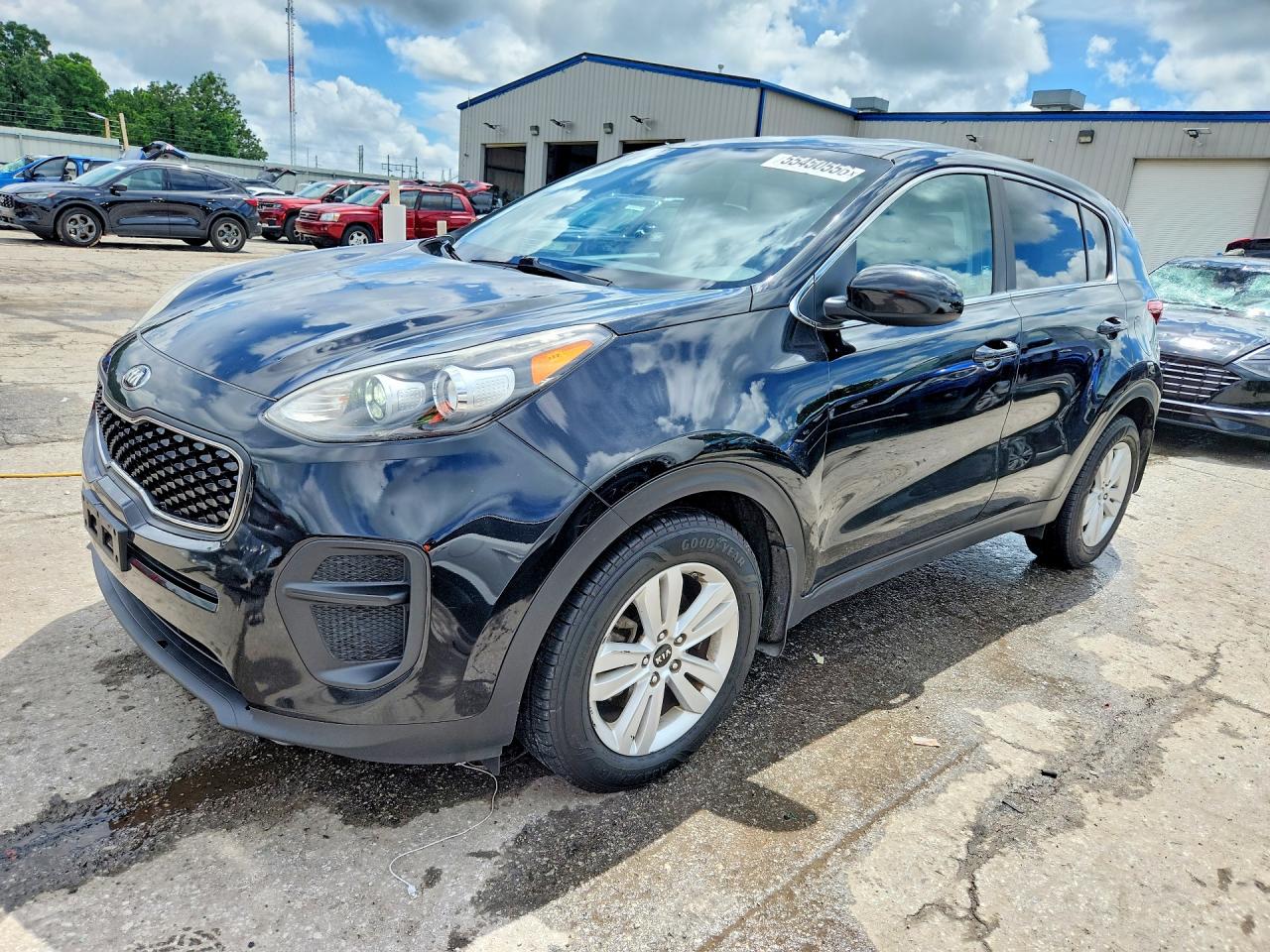 2018 Kia Sportage LX, VIN KNDPM3AC3J7338384 — Hail